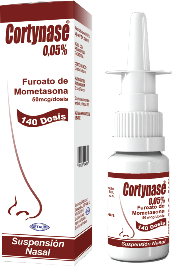 CORTYNASE (FUROATO DE MOMETASONA) 50MCG X 140 DOSIS (OFTALMI)