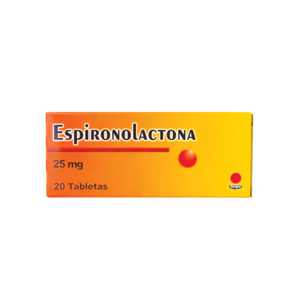 ESPIRONOLACTONA  25MG X 20 TABLETAS (MEYER)