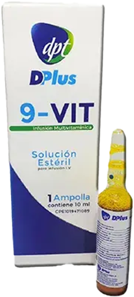 9-VIT (INFUSION MULTIVITAMINICO) 10ML X 1 AMPOLLA IV (DROVENPLUS)