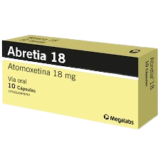 ABRETIA (ATOMOXETINA) 18MG X 10 CAPSULAS (MEGALABS)