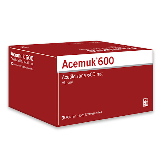 ACEMUK (N-ACETILCISTEINA) 600MG X 30COMPIMIDOS (SIEGFRIED)