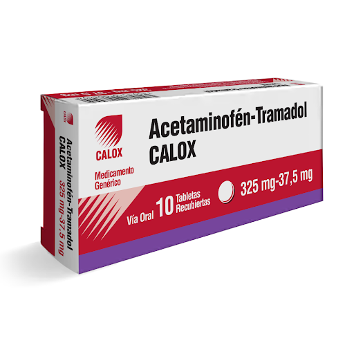 ACETAMINOFEN - TRAMADOL 325MG/37.5MG X 10 TABLETAS (CALOX)