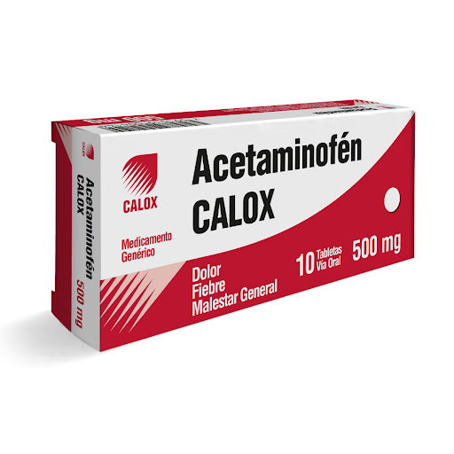 ACETAMINOFEN 500MG X 10 TABLETAS (CALOX)
