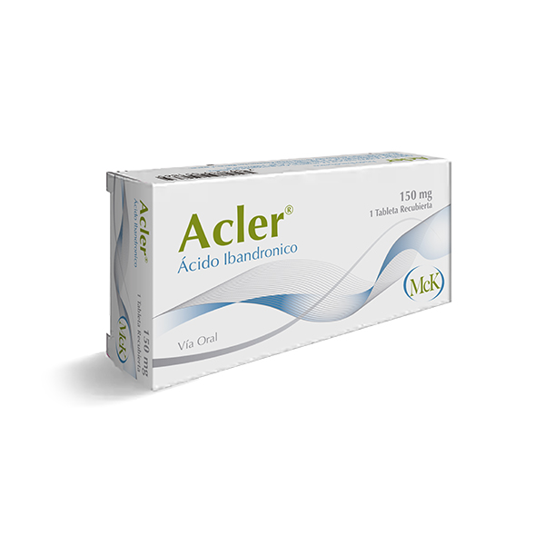 ACLER (ACIDO IBANDRONICO) 150MG X 1 TABLETA RECUBIERTA (CALOX)
