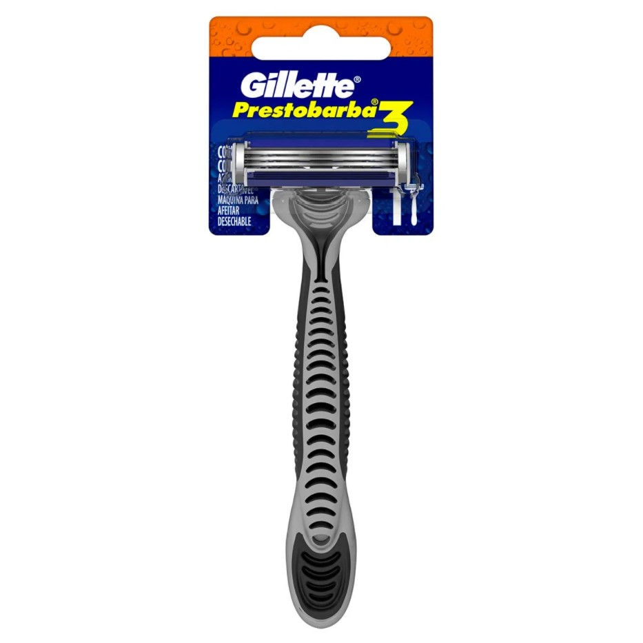 AFEITADORA PRESTOBARBA3 X UNIDAD (GILLETTE)