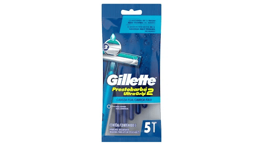 AFEITADORAS PRESTOBARBA ULTRAGRIP 2 X 5 UNIDADES (GILLETTE)