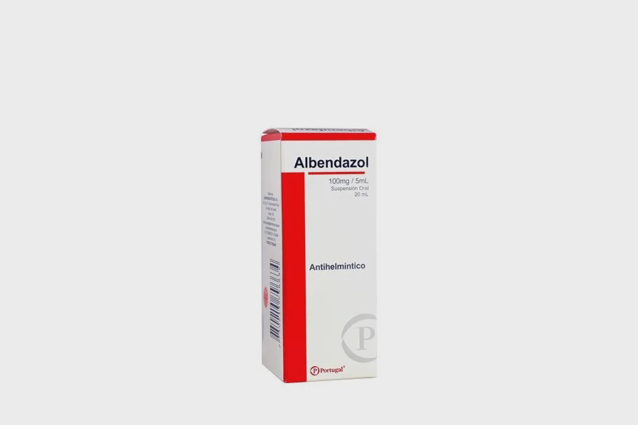 ALBENDAZOL 100MG/5ML SUSPESION X 20 ML (PORTUGAL)