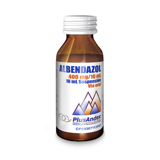 ALBENDAZOL SUSPENSIÓN 400MG/10ML X 10ML (PLUSANDEX)