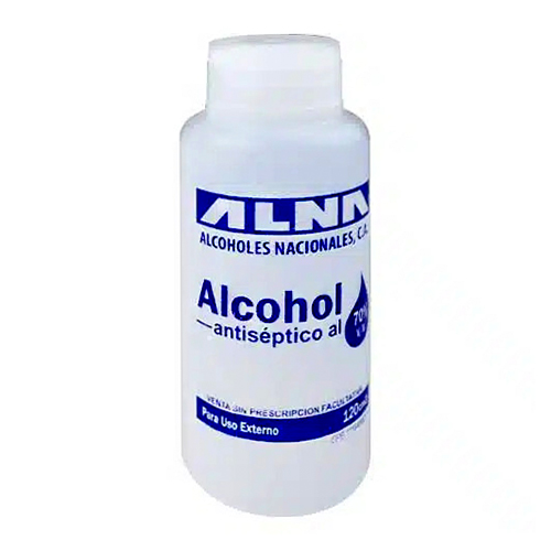 ALCOHOL ANTISEPTICO 70% X 120ML (ALNA)