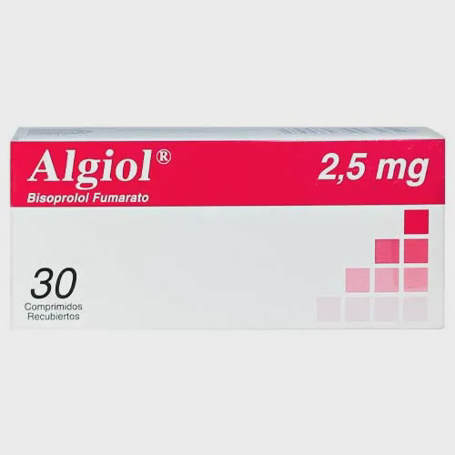 ALGIOL (BISOPROLOL FUMARATO) 2.5MG X 30 COMPRIMIDOS (DOLLDER)
