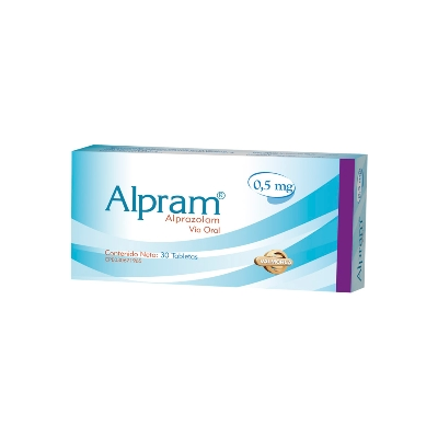 ALPRAM (ALPRAZOLAM) 0.5MG X 30 TABLETAS (VALMORCA)