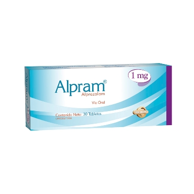 ALPRAM (ALPRAZOLAM) 1MG X 30 TABLETAS (VALMORCA)