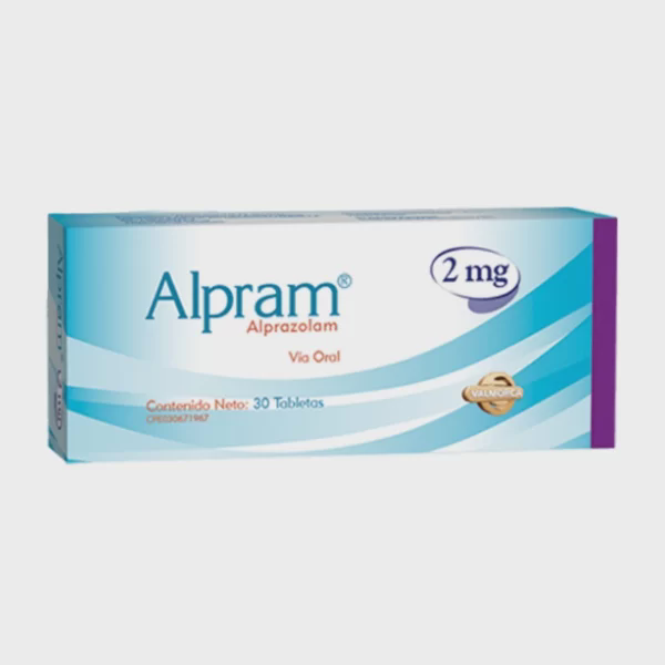 ALPRAM (ALPRAZOLAM) 2MG X 30 TABLETAS (VALMORCA)
