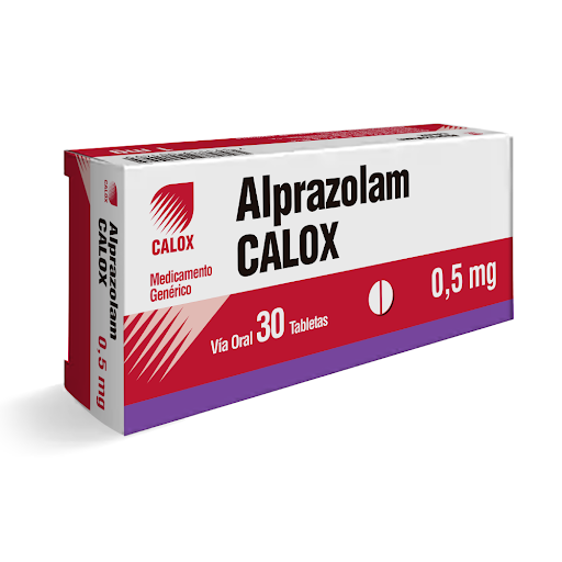 ALPRAZOLAM 0.5MG X 30 TABLETAS (CALOX)