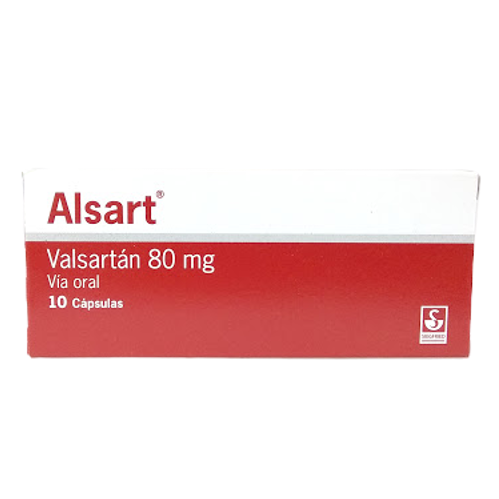 ALSART (VALSARTAN) 80MG X 10 CAPSULAS (MEYER)