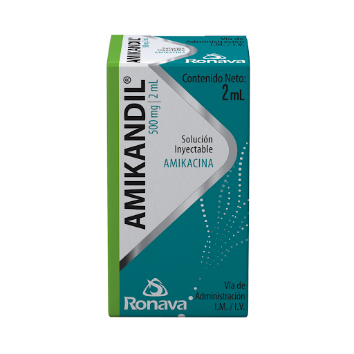 AMIKANDIL (AMIKACINA) 500MG/2ML X AMPOLLA IM/IV (RONAVA)