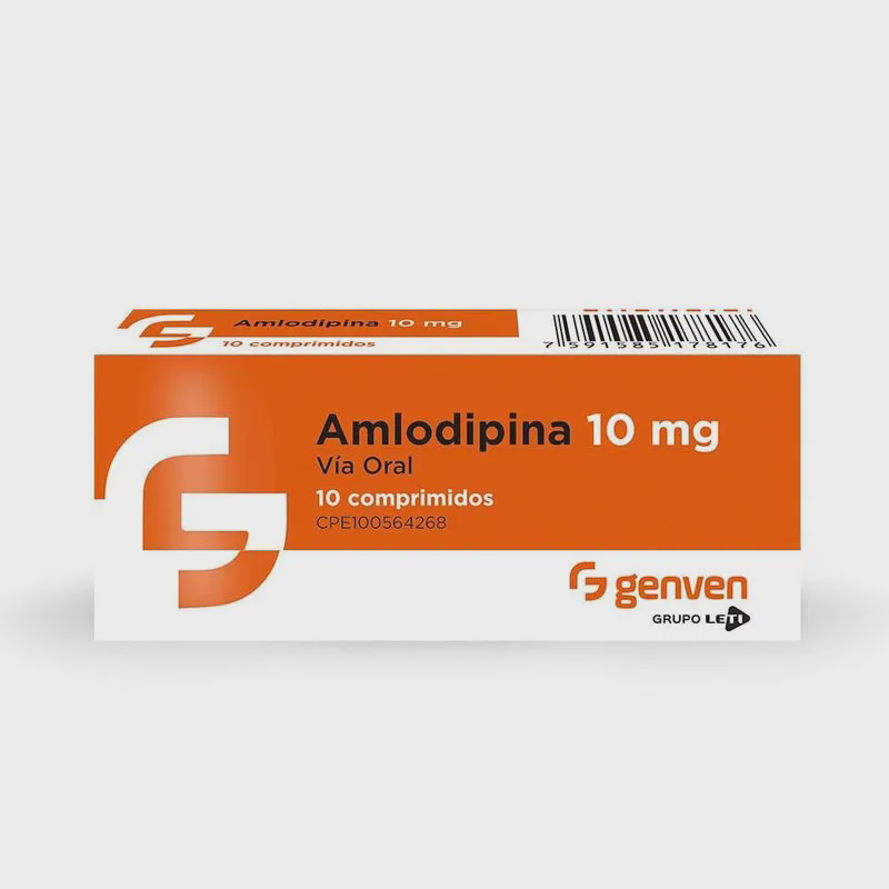 AMLODIPINA 10MG X 10 COMPRIMIDOS (GENVEN)
