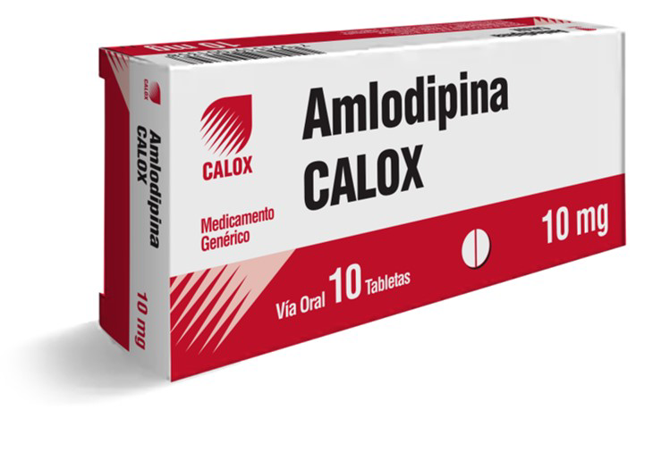 AMLODIPINA 10MG X 10 TABLETAS (CALOX)