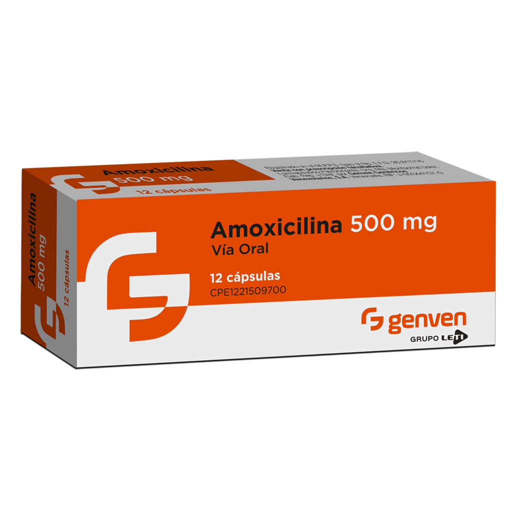 AMOXICILINA 500MG X 12 CAPSULAS (GENVEN)