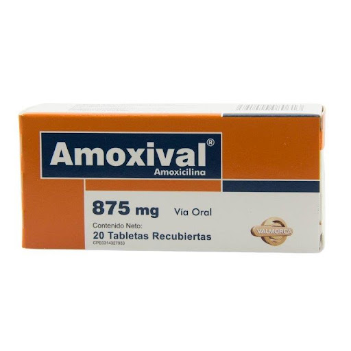 AMOXIVAL (AMOXICILINA) 875MG X 20 CAPSULAS (VALMORCA)