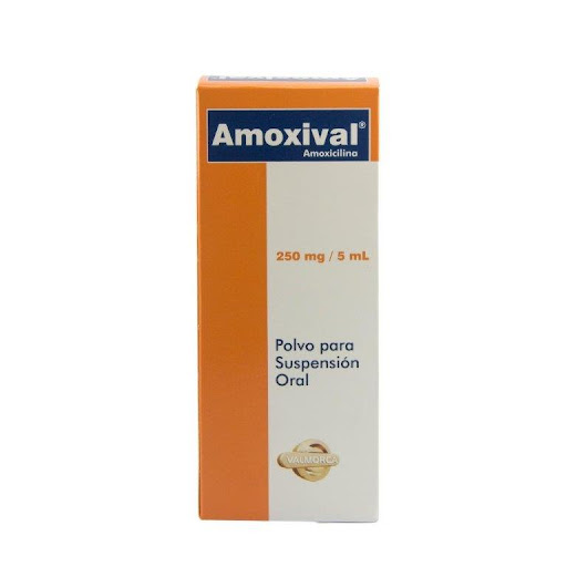 AMOXIVAL POLVO PARA SUSPENSIÓN (AMOXICILINA) 250MG/5ML X 90ML (VALMORCA)