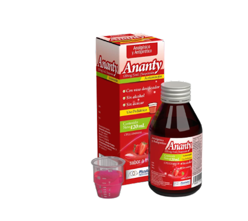 ANANTY (ACETAMINOFEN) SUSPENSION 120MG/5ML X 120ML (PLUSANDEX)