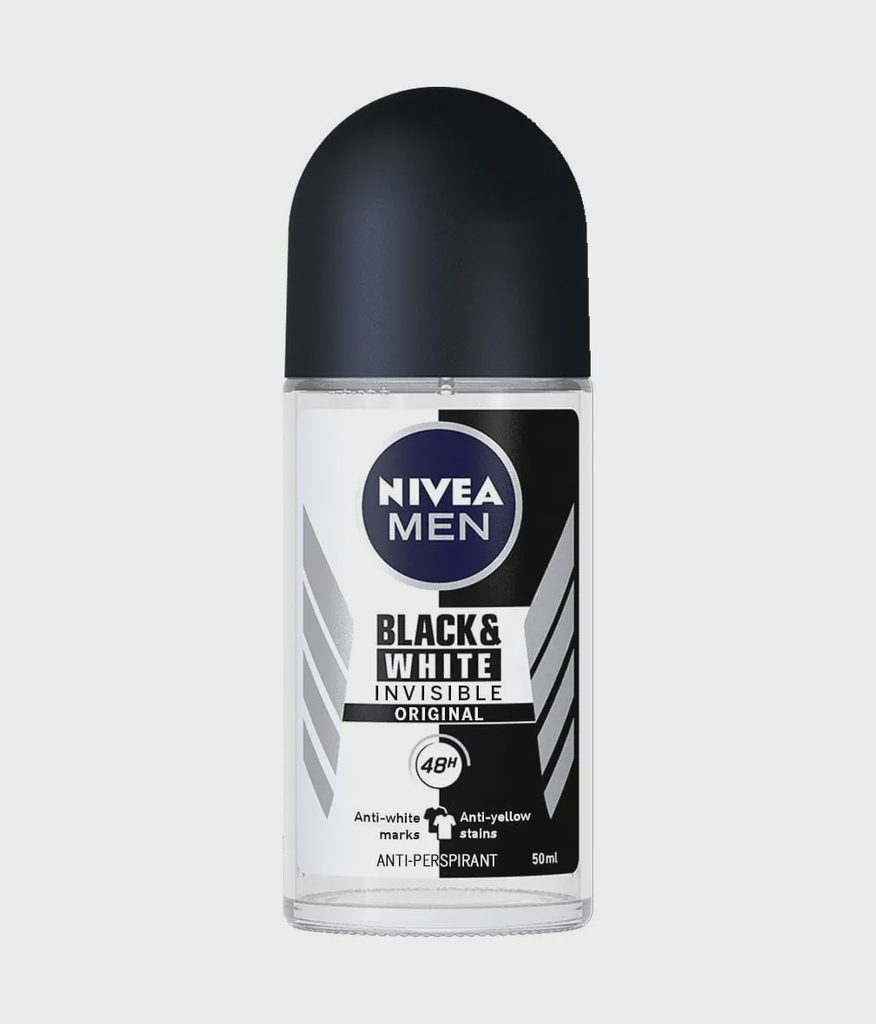 ANTITRASNPIRANTE MEN INVISIBLE B&W ROLL-ON 50 ML (NIVEA)