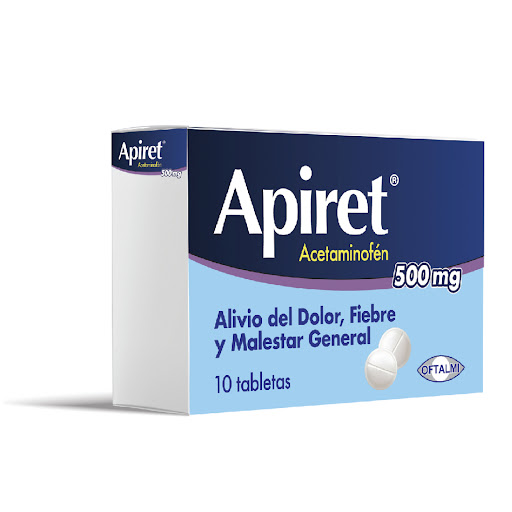 APIRET 500 MG X 10 TABLETAS (OFTALMI)