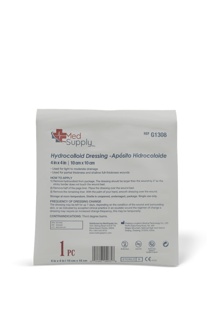 APOSITO HIDROCOLOIDE  X 1 UNIDAD DE 10CM X 10CM (MED SUPPLY)