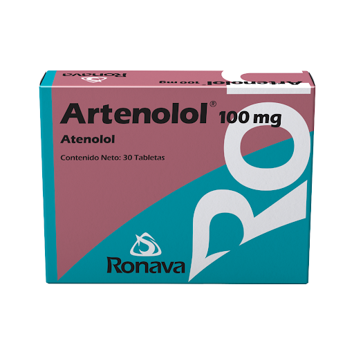 ARTENOLOL (ATENOLOL) 100MG X 30 TABLETAS (RONAVA)