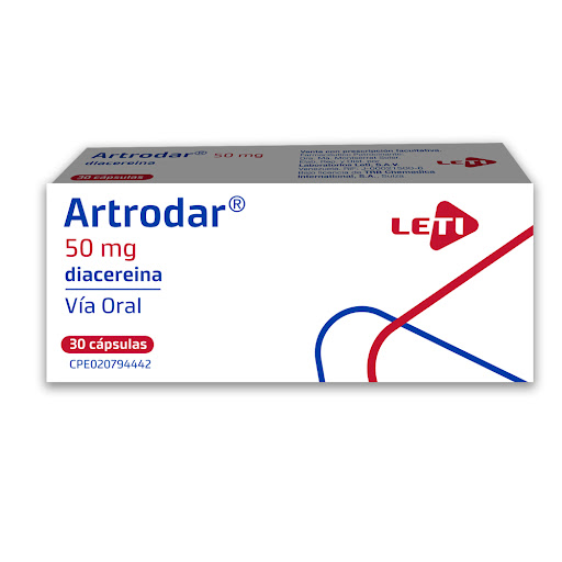 ARTRODAR (DIACEREINA) 50MG X 30 CAPSULAS (LETI)