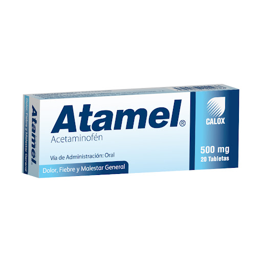 ATAMEL (ACETAMINOFEN) 500 MG x 20 TAB  (CALOX)