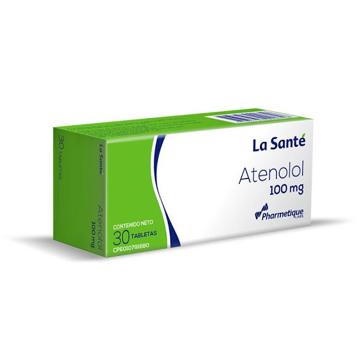 ATENOLOL  100MG X 30 TABLETAS (LA SANTE)