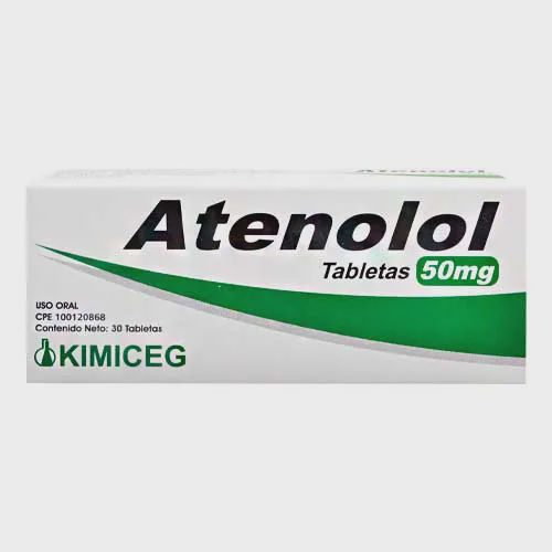 ATENOLOL  50MG X 30 TABLETAS (KIMICEG)
