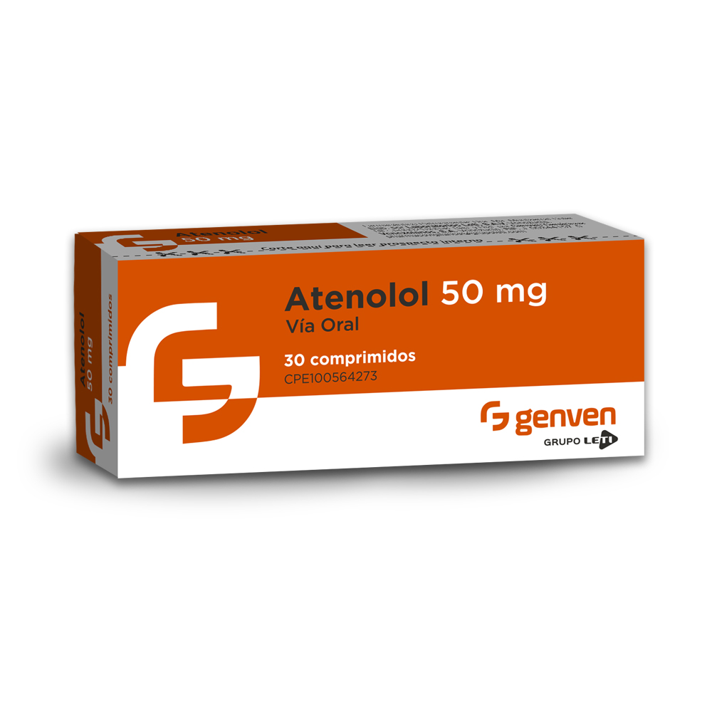 ATENOLOL 50 MG X 30 COMPRIMIDOS (GENVEN)