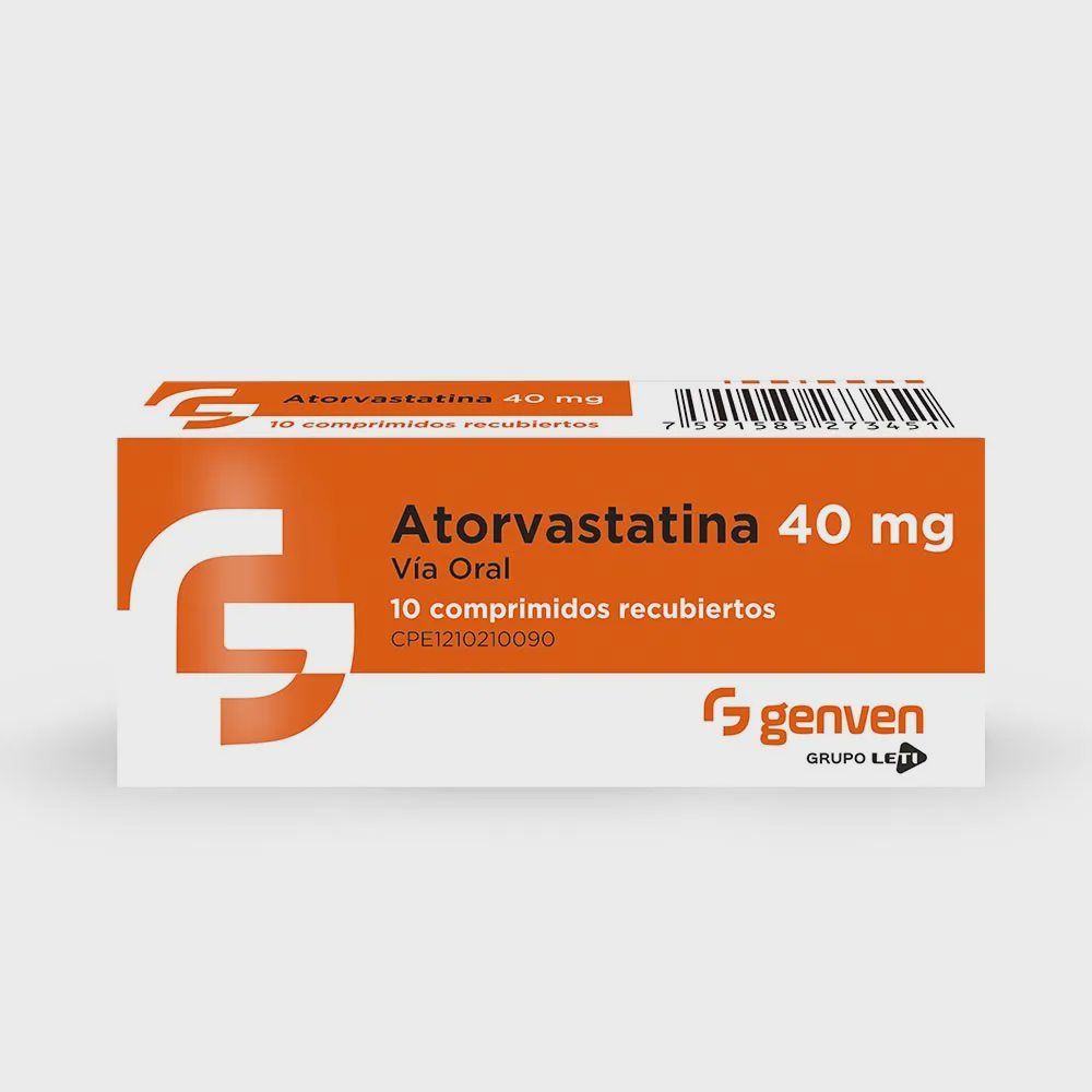 ATORVASTATINA  40MG X 30 COMPRIMIDOS RECUBIERTOS (LETI)