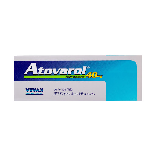 ATOVAROL (ATORVASTATINA) 40MG X 30 CAPSULAS BLANDAS (VIVAX)