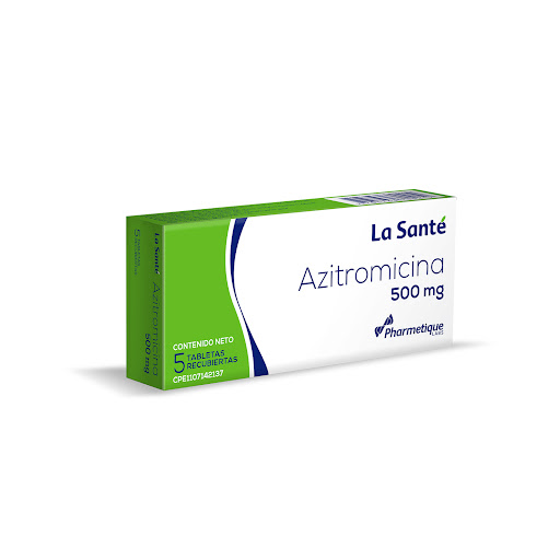 AZITROMICINA  500MG X 5 TABLETAS (LA SANTE)