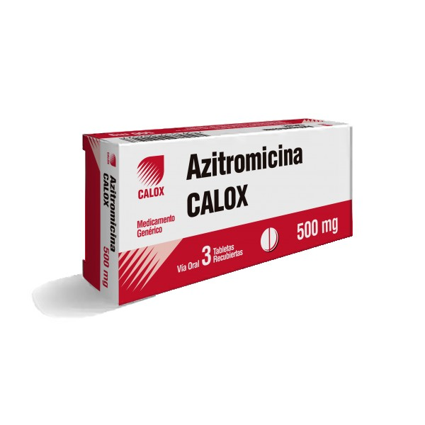 AZITROMICINA 500 MG X 5 TABLETAS (CALOX)