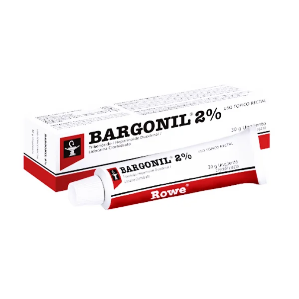 BARGONIL UNGÜENTO (TRIBENOSIDO - HEPARINO DE DUODENAL - LIDOCAINA CLORHIDRATO) 2% X 30GR (MEGALABS)
