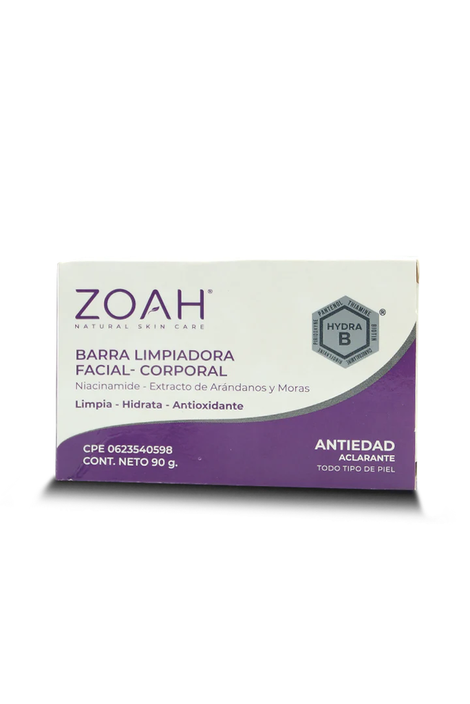 BARRA LIMPIADORA FACIAL X 90 GR (ZOAH)