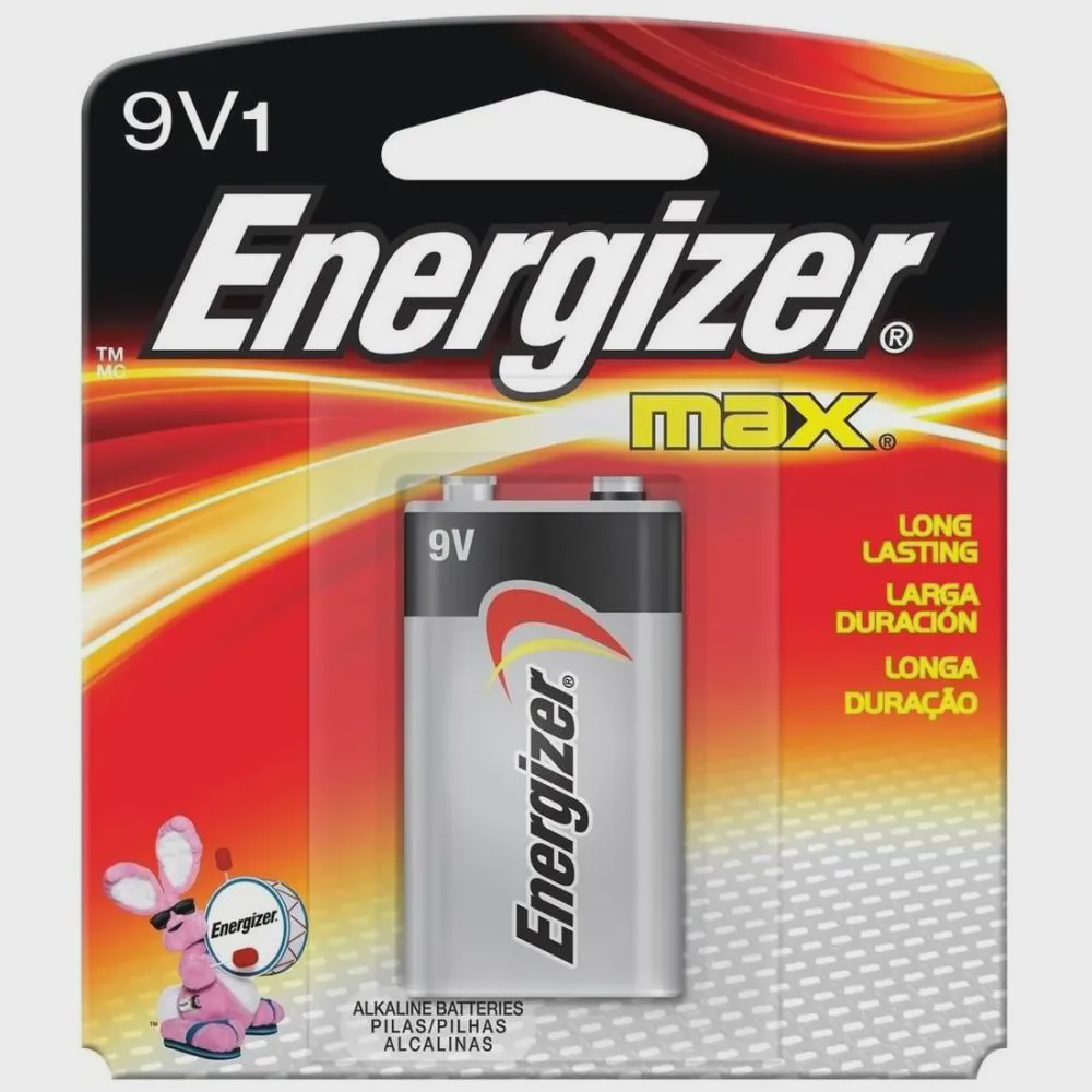 BATERIAL ALKALINA 9V (ENERGIZER)