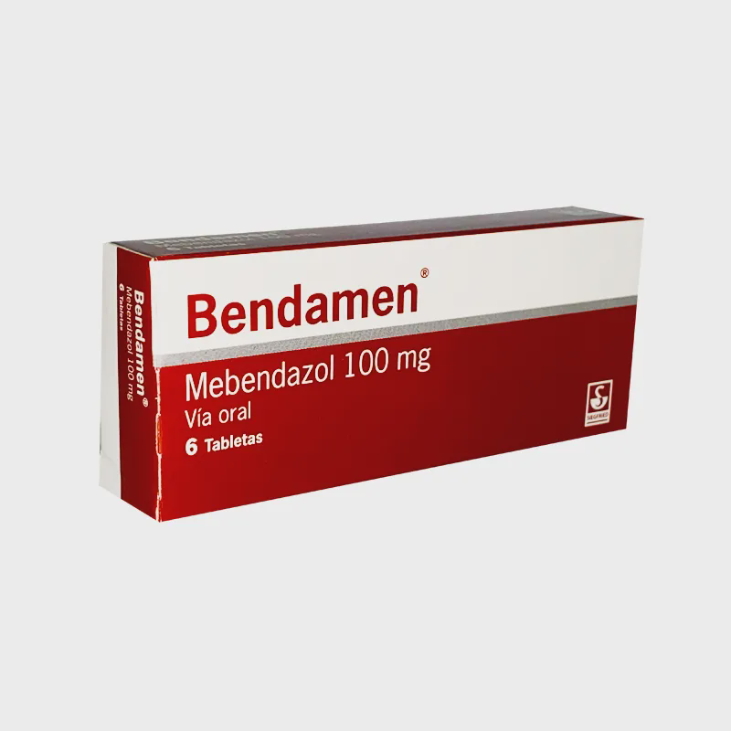 BENDAMEN (MEBENDAZOL) 100MG X 6 TABLETAS (MEYER)
