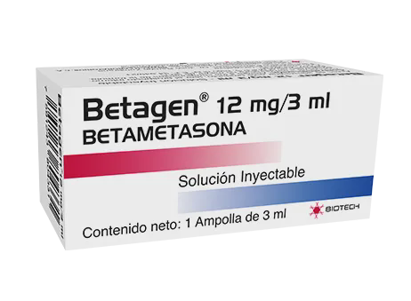 BETAGEN (BETAMETASONA) 12 MG/ 3ML X 1 AMP