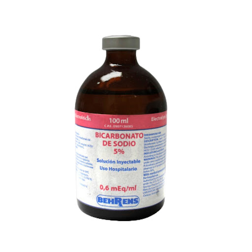 BICARBONATO DE SODIO SOLUCION  5% X 100ML (BEHRENS)