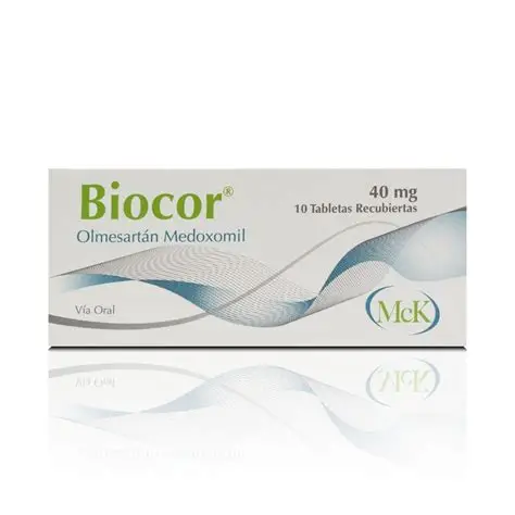 BIOCOR (OLMESARTAN MEDOXOMIL) 40MG X 10 TABLETAS (CALOX)