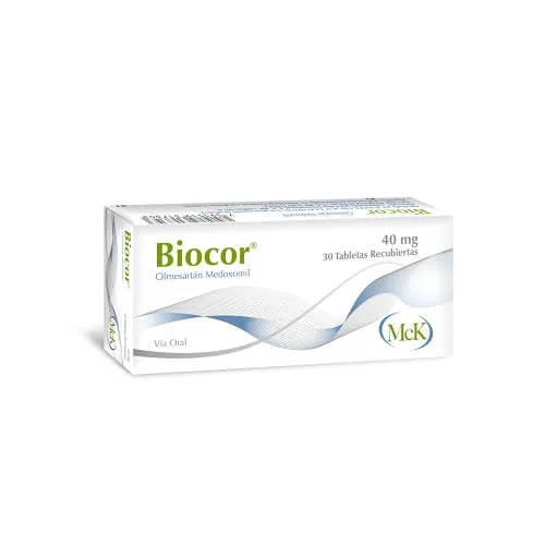 BIOCOR (OLMESARTAN MEDOXOMIL) 40MG X 30 TABLETAS (CALOX)