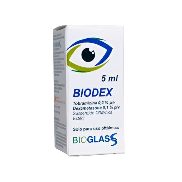 BIODEX (TOBRAMICINA + DEXAMETASONA) 0.3% + 0.1% X 5ML (BIOGLASS)