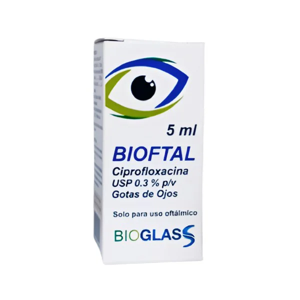 BIOFTAL (CIPROFLOXACINA HCL) 0.3% X 5ML (BIOGLASS)