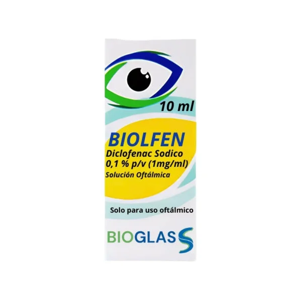 BIOLFEN (DICLOFENAC SODICO) 0.1% X 10 ML (BIOGLASS)